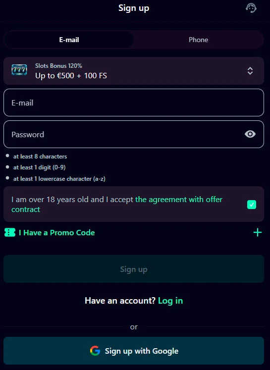sign up kult casino